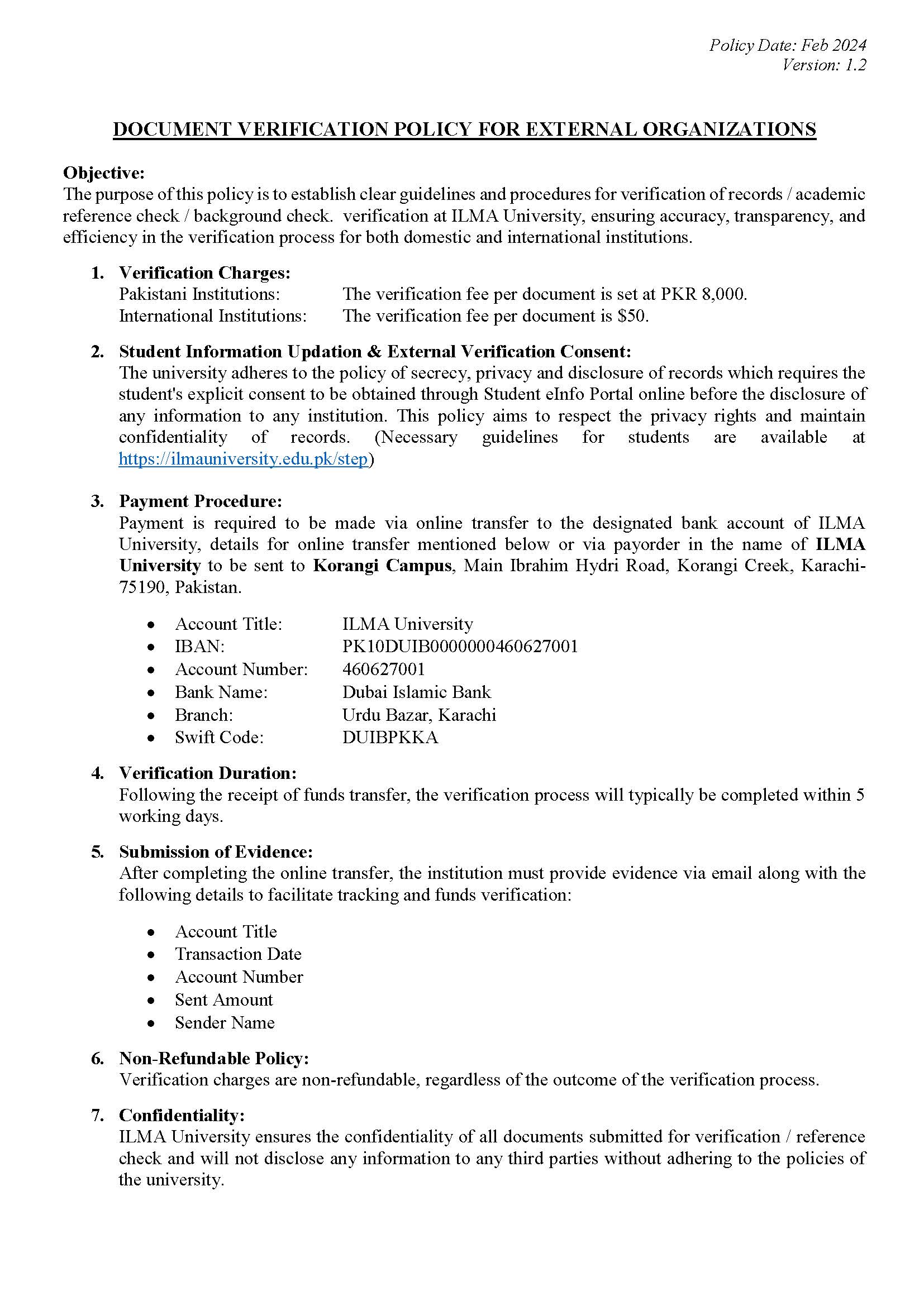 Policy Page 1
