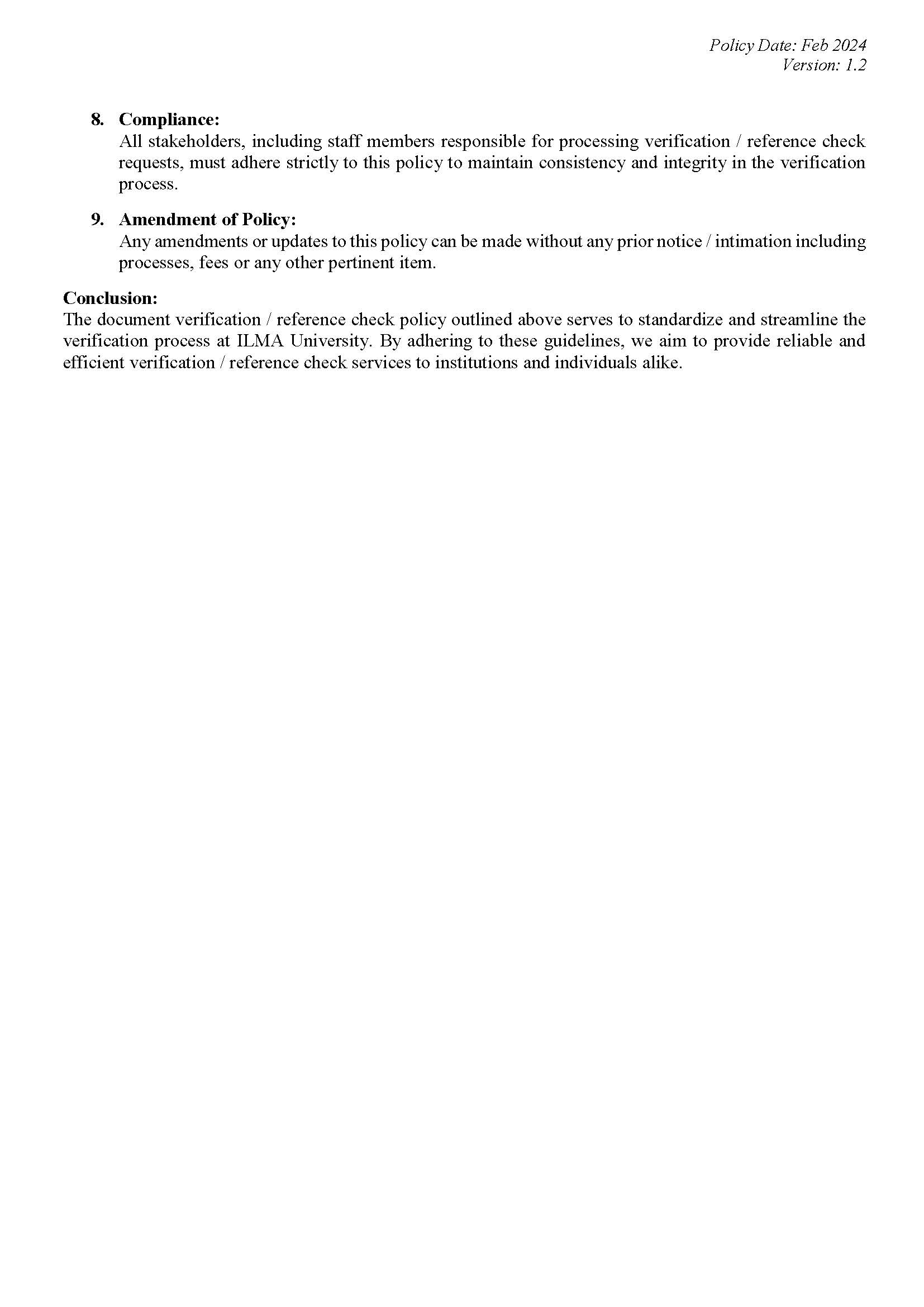 Policy Page 2